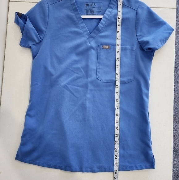 Figs Technical Collection Scrub Top Blue XS - Picture 6 of 9